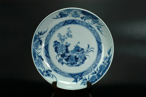 LOT 004 清 青花清花卉纹盘